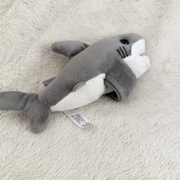 The Petting Zoo Shark 8" Slap Bracelet Wrist Hugger Plush Toy Zoo Aquarium - Picture 2 of 7